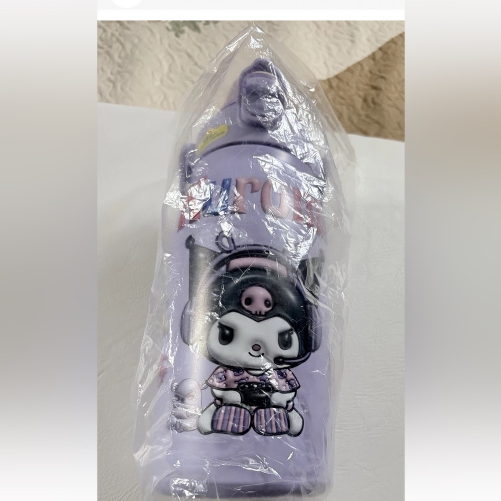 Kuromi Lavender Kids botella de agua